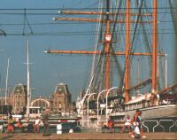Tallship in Oostendes Binnenhafen