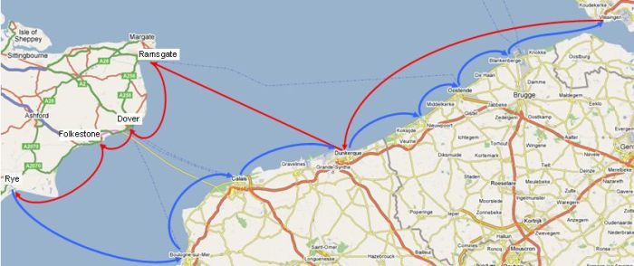 Die ganze Route in der Übersicht