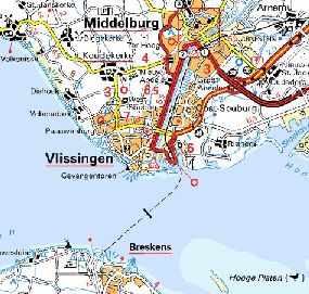 Vlissingen an der Westerschelde